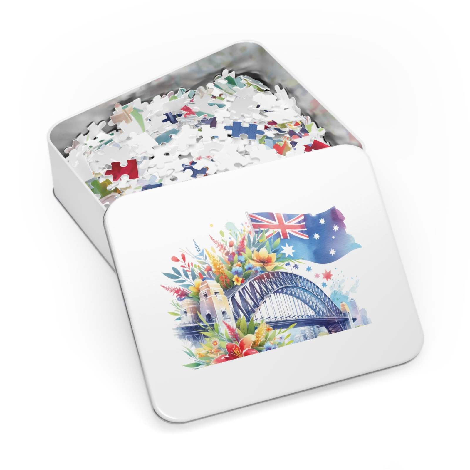Primary image for Jigsaw Puzzle in Tin, Sydney Harbour Bridge, Australia, awd-1314, Personalised/N