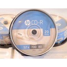 HP CD-R 20 Pack Sealed 700 MB Data 80 Min (3 New Sealed Packs, 60 disc total) - $30.38