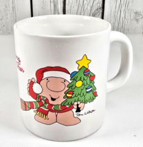Vintage Ziggy Christmas Mug 1983 Comic Cartoon Holiday Coffee Cup Gift 8... - $27.92 CAD