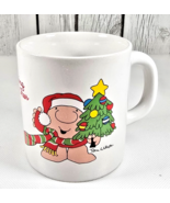 Vintage Ziggy Christmas Mug 1983 Comic Cartoon Holiday Coffee Cup Gift 8... - $363.49 MXN