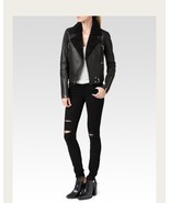 New NWT Womens Paige Designer Rooney Leather Moto Jacket L Faux Shearlin... - £1,351.78 GBP