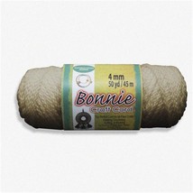 Pearl Beige Boho Knots Macrame Cord - 4mmX50yd Craft Supplies - $36.58