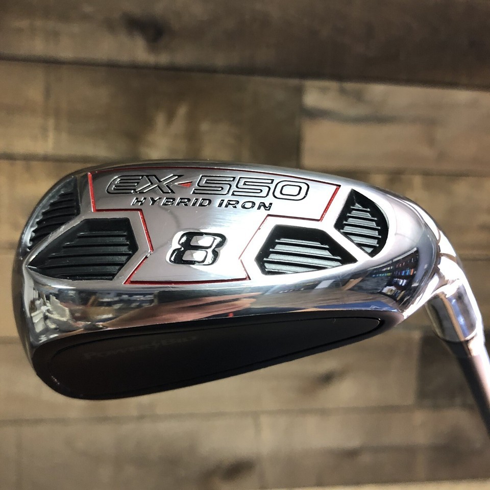 DEMO Mens Powerbilt Golf EX-550 Hybrid Irons #8-SW A Flex Rescue Clubs 830-7CRK Item image 4