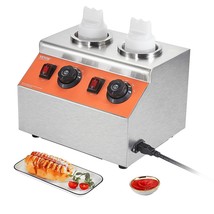 VEVOR Electric Bottle Warmer with Bottles, 0.57x2 Qt Commercial Cheese D... - $264.82