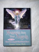 Messages From Your Angels Oracle Cards Doreen Virtue 44-DECK Guidebook Tarot - £30.96 GBP