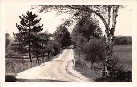 Hancock Hampshire Dirt Road Entering~Real Photo Postcard 1930s - £4.57 GBP