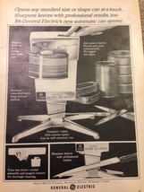 1965 Electric Can Opener  - General Electric Ad Vintage VTG - £6.71 GBP