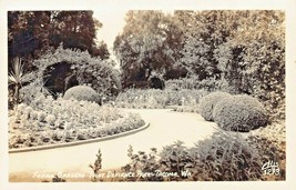 Tacoma Washington~Point Defiance PARK-FORMAL Gardens~Ellis Real Photo Postcard - £3.96 GBP