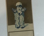 Little Kid Playing Victorian Trade Card VTC2 - $6.92
