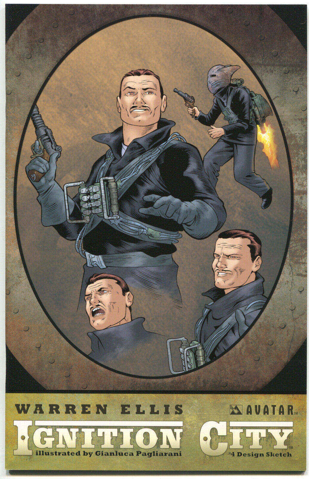 Ignition City 4 D Avatar 2009 NM Design Sketch Variant  Warren Wllis - $3.77