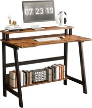 Computer Home Office Desk From Alisened, 31&quot; Desk For Small Spaces With Storage - £77.81 GBP