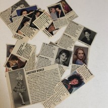 Another World Vintage Clippings Lot Of 25 Small Images Soap Opera AW - £3.92 GBP