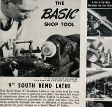 1949 South Bend Lathe Work Shop Tool Advertisement Vintage Woodworking E8L - $27.17 CAD