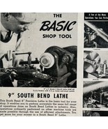 1949 South Bend Lathe Work Shop Tool Advertisement Vintage Woodworking E8L - $19.99