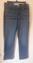 Levi Strauss Signature Women&#39;s Blue Jeans Mid Rise Boyfriend Cut Size 10... - $21.66