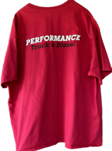 Performance Truck &amp; Diesel T Shirt Mens 3XL Red Gearhead Motorhead Trucker - £20.92 GBP