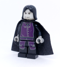 Lego Harry Potter Professor Snape w/ Glow In The Dark Head Minifigure 4709 4705 - £11.69 GBP