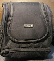 Nintendo Mini Backpack Black Handheld System Console Carry Travel Case Bag Zip - £10.96 GBP