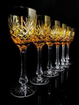 Faberge  Odessa Yellow Gold  Crystal Colored Glasses 8 3/8" Tall NIB image 4
