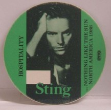 STING / THE POLICE - VINTAGE ORIGINAL CONCERT CLOTH TOUR BACKSTAGE PASS - £7.89 GBP