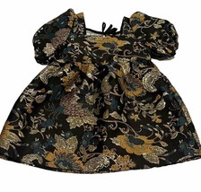 GB Girls by Gianni Binia Formal Holiday Party Dress Floral Brocade Size 37 EUC - £25.95 GBP