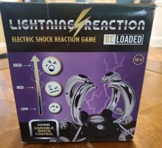Lightning Reaction Reloaded Party Game Electric Shock Reaction Game 4-Player CIB - £15.14 GBP