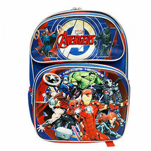 Marvel Ultimate Avengers Assemble 3-D Backpack w/ Printed Straps Multi-Color - £29.01 GBP