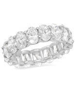 Machen Ihre Eigenen Oval Schliff Diamant Ewigkeit Band ! Metall &amp; Größe - $5,633.24+
