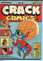 Crack #5 1940-Quality-Clock-parachute-Black Condor-Gil Fox-Rube Goldberg-G - £285.92 GBP