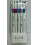 uni EMOTT Mitsubishi colored felt-tip pen 5 Candy Pop Color set from Japan - £20.72 GBP