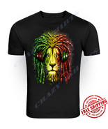 New Bob Marley Smoking Joint Men T-shirt Rasta Marijuana Lion Zion S - 5XL - £7.14 GBP