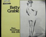 Rare Recordings 1930-1970 [Vinyl] Betty Grable - $9.75