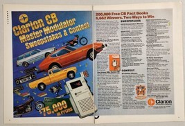 1977 Print Ad Clarion CB Radio Contest 3 Datsun Prizes Lawndale,California - £15.23 GBP