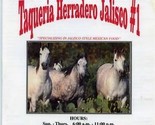 Taqueria Herradero Jalisco #1 Menu West Avenue San Antonio Texas Horses ... - £14.01 GBP