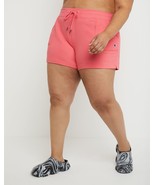 Women&#39;s Champion Plus Campus French Terry Shorts, 3&quot; Pinky Peach 1X - $15.20 CAD