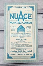 NuAce Silver Mounting Corners USA 1930&#39;s Photo Art VTG NOS Scrapbooking ... - £5.55 GBP