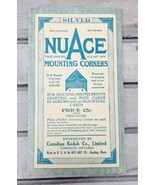 NuAce Silver Mounting Corners USA 1930&#39;s Photo Art VTG NOS Scrapbooking ... - £5.50 GBP