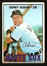 Chicago White Sox Jerry Adair 1967 Topps Baseball Card # 484 fair/good - £0.66 GBP