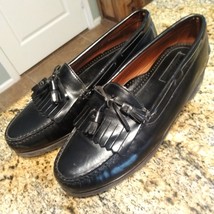 Sperry Top-Sider 0677179 Black Leather Tassel Slip On Loafers Men&#39;s Size... - $49.50