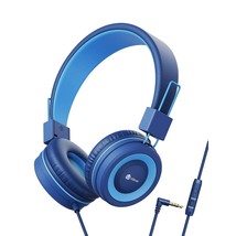 iClever Kids Headphones with Microphone, Headphones for Boys Girls Volume Limite - £28.15 GBP