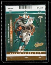 2004 Fleer Authentix Football Trading Card #45 Ricky Williams Miami Dolphins Le - £3.86 GBP