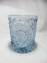 4 pc set ~ Fostoria STOWE Blue Double Old Fashion rocks glasses ~ New Old Stock - £16.07 GBP