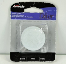 Amerelle Modern Dimmer Switch Knob Wall Plate White Finish Recessed Fron... - $9.65