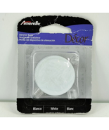 Amerelle Modern Dimmer Switch Knob Wall Plate White Finish Recessed Fron... - $9.65