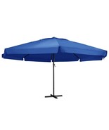  Garden Parasol Azure Blue Polyester with PA coating Large - $7,054.22 MXN