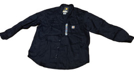 Carhartt FR Work-Dry Lightweight Twill Long Sleeve Button Down Shirt Sz XL - £36.60 GBP