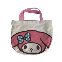 Sanrio Original My Melody Canvas Tote Bag Handbag Small Child&#39;s 2015 10 ... - £11.01 GBP