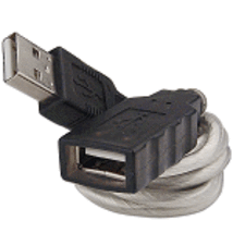 Usb Male to Female 30&quot; USB A (M) to A (F) Extension Cable (5 Pack) - £14.86 GBP