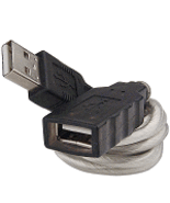 Usb Male to Female 30&quot; USB A (M) to A (F) Extension Cable (5 Pack) - £14.90 GBP