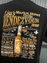 Lisa&#39;s Market Grill Prairie Du Rocher Illinois Large T-Shirt  - £12.25 GBP